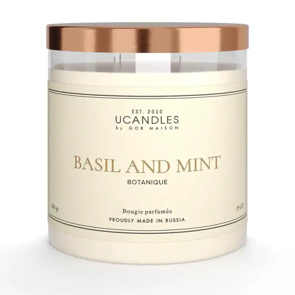 Фото Ароматическая свеча Базилик и Мята Basil & Mint