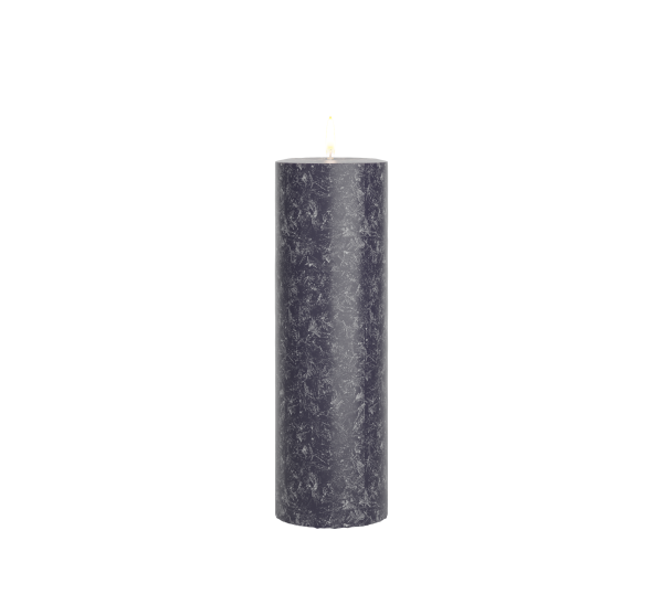 Фото Свеча Интерьерная Pillar Crystal 22x7 Черный