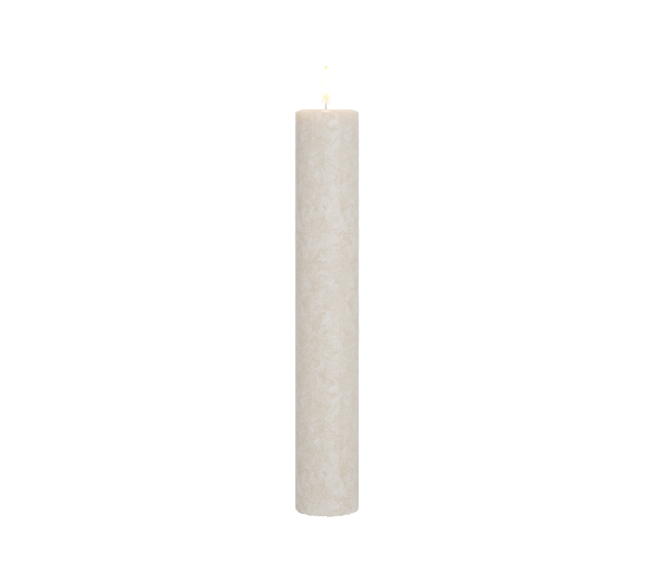 Фото Свеча Интерьерная Pillar Crystal 25x4 Белый