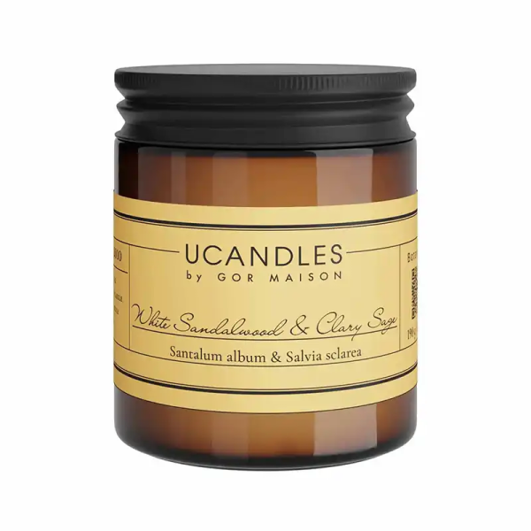 Фото Ароматическая свеча Белый Сандал и Шалфей White Sandalwood & Clary Sage