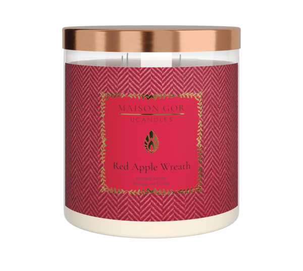 Свеча ароматическая Red Apple Wreath 3 фитиля