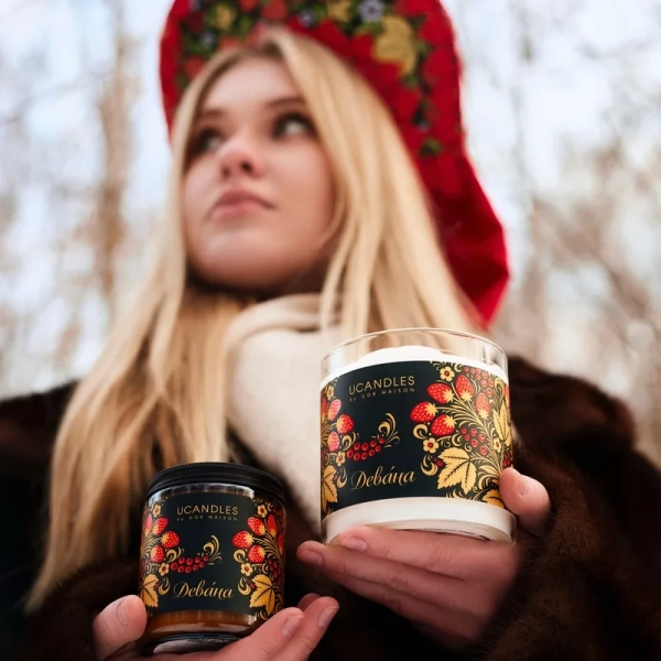 Свеча Devana Pop-up Collection 540г 3 фитиля — Ucandles by Maison Gor