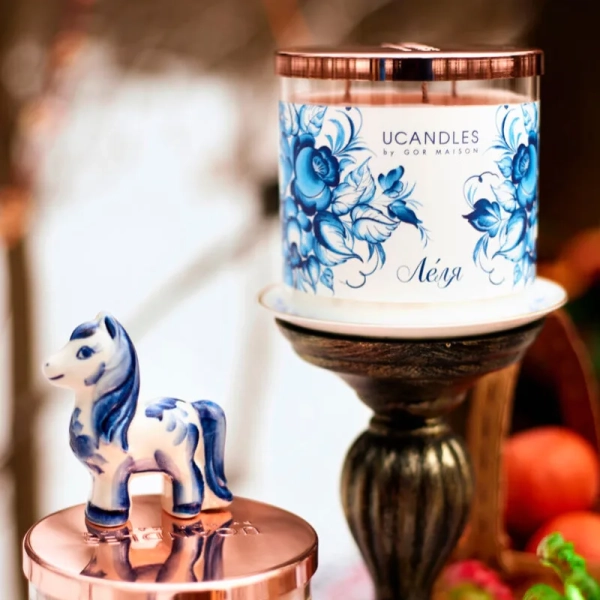 Свеча Леля Classic Collection 540г 3 фитиля — Ucandles by Maison Gor