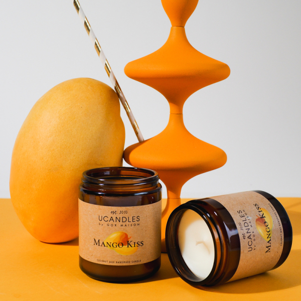 Фото Ароматическая свеча Поцелуй Манго Mango Kiss