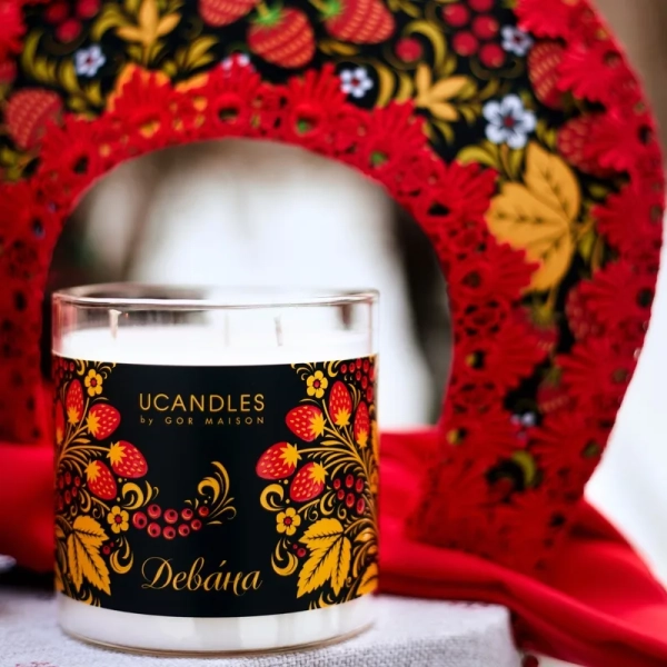 Свеча Devana Pop-up Collection 540г 3 фитиля — Ucandles by Maison Gor