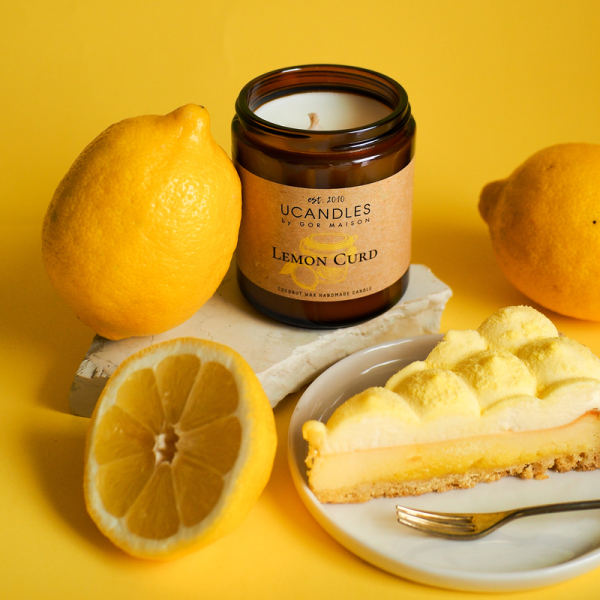 Фото Ароматическая свеча Лимонный Курд Lemon Curd