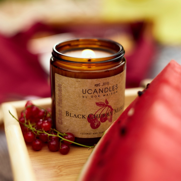 Фото Ароматическая свеча Черешня Мерло Black Cherry Merlot