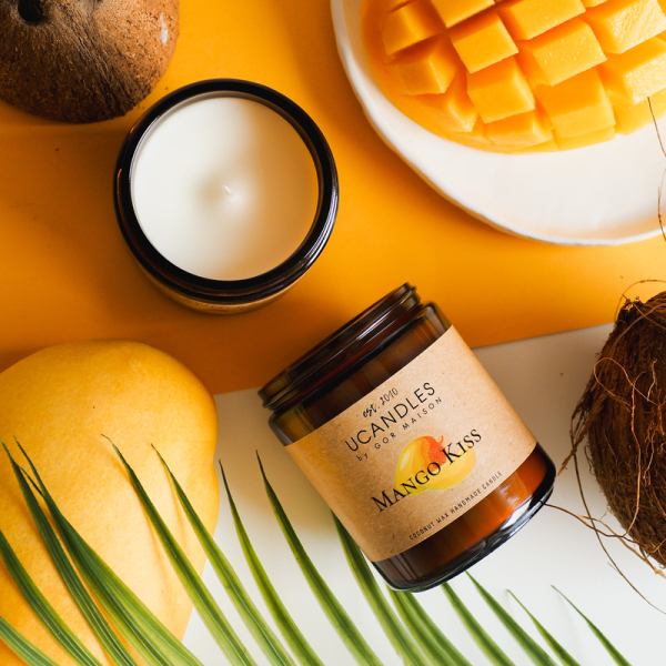 Фото Ароматическая свеча Поцелуй Манго Mango Kiss